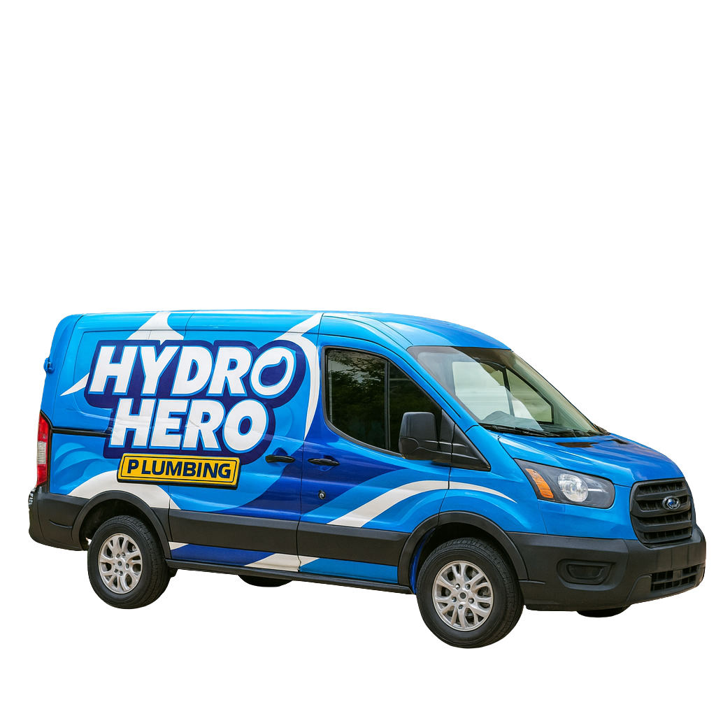 Hydro Hero Plumbing service van in Chula Vista California - fully equipped for emergency plumbing repairs